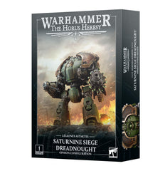 Games Workshop Saturnine Siege Dreadnought Ophion configuration, ready for assembly and epic tabletop battles.