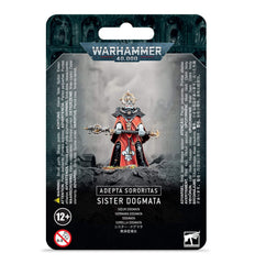 Games Workshop Sister Dogmata miniature ready for display and tabletop battles