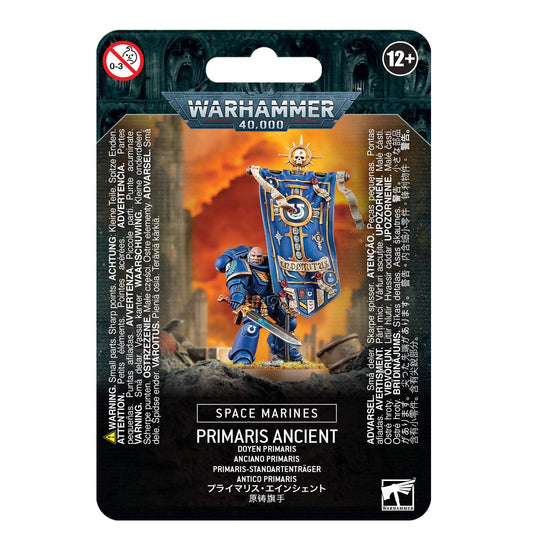 Games Workshop Space Marine Primaris Ancient model for tabletop battles and display