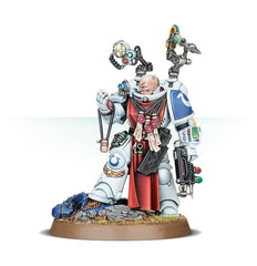Games Workshop Space Marine Primaris Apothecary figurine, back view with detailed armor for display