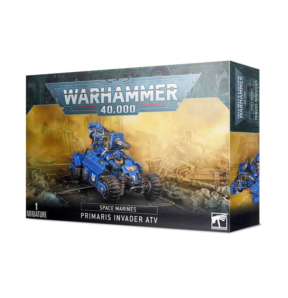 Games Workshop Space Marine Primaris Quad Invader front view for quick tabletop battles