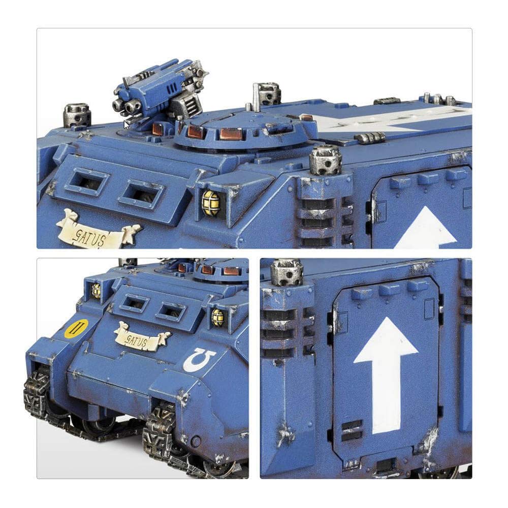 Games Workshop Razorback kit in plastic, unassembled for painting.