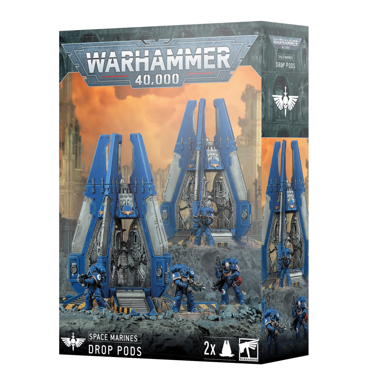 Games Workshop Space Marines Drop Pod enables rapid deployment behind enemy lines