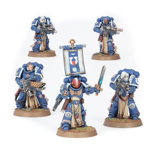 Games Workshop Space Marines Sternguard Veteran showcases weapon variety for customizable firepower.