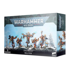Games Workshop Space Wolves Wulfen miniatures, dynamic lupine assault models for dramatic tabletop battles.