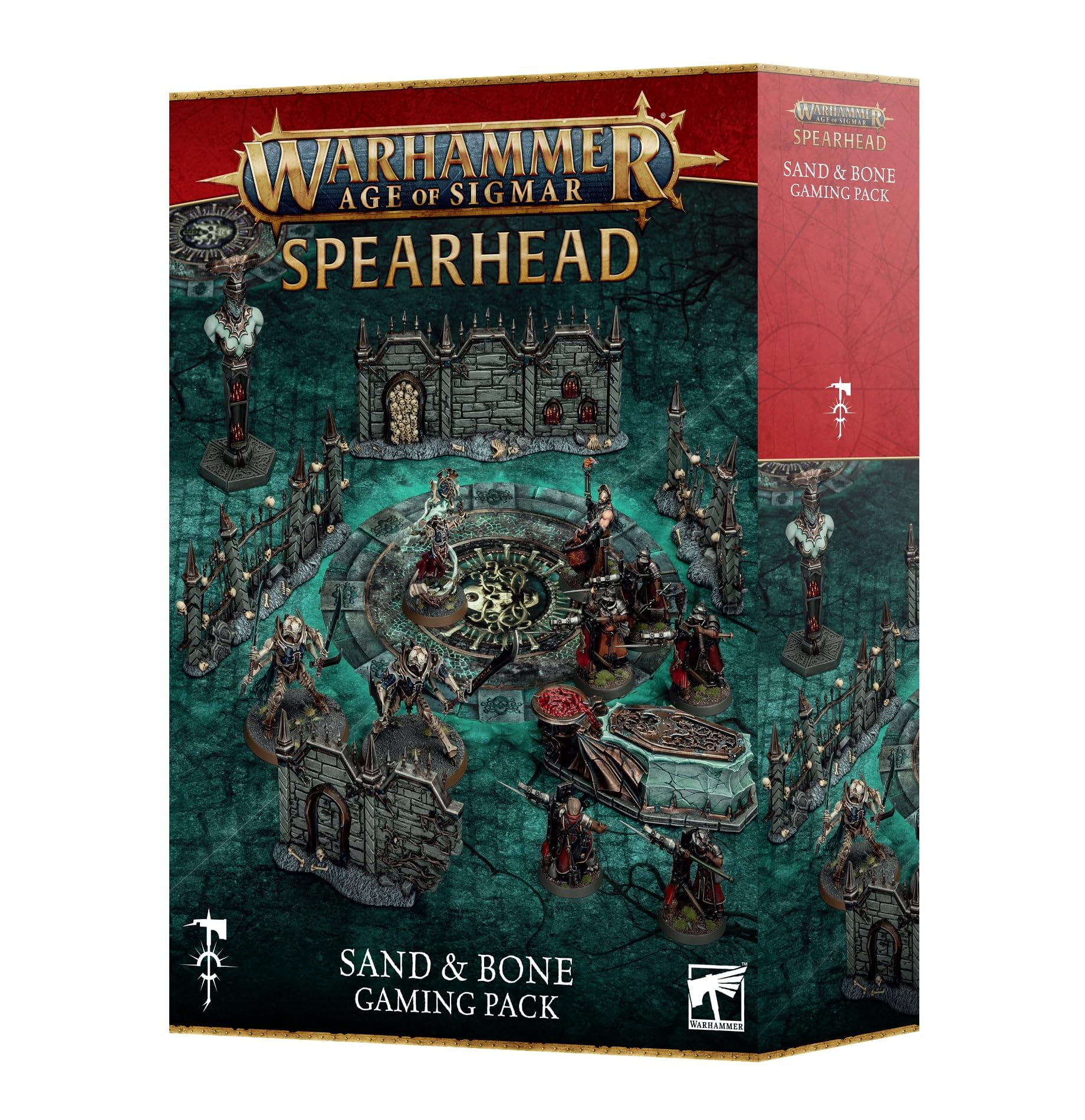 Games Workshop Spearhead: Sand and Bone double-sided board with varied objectives