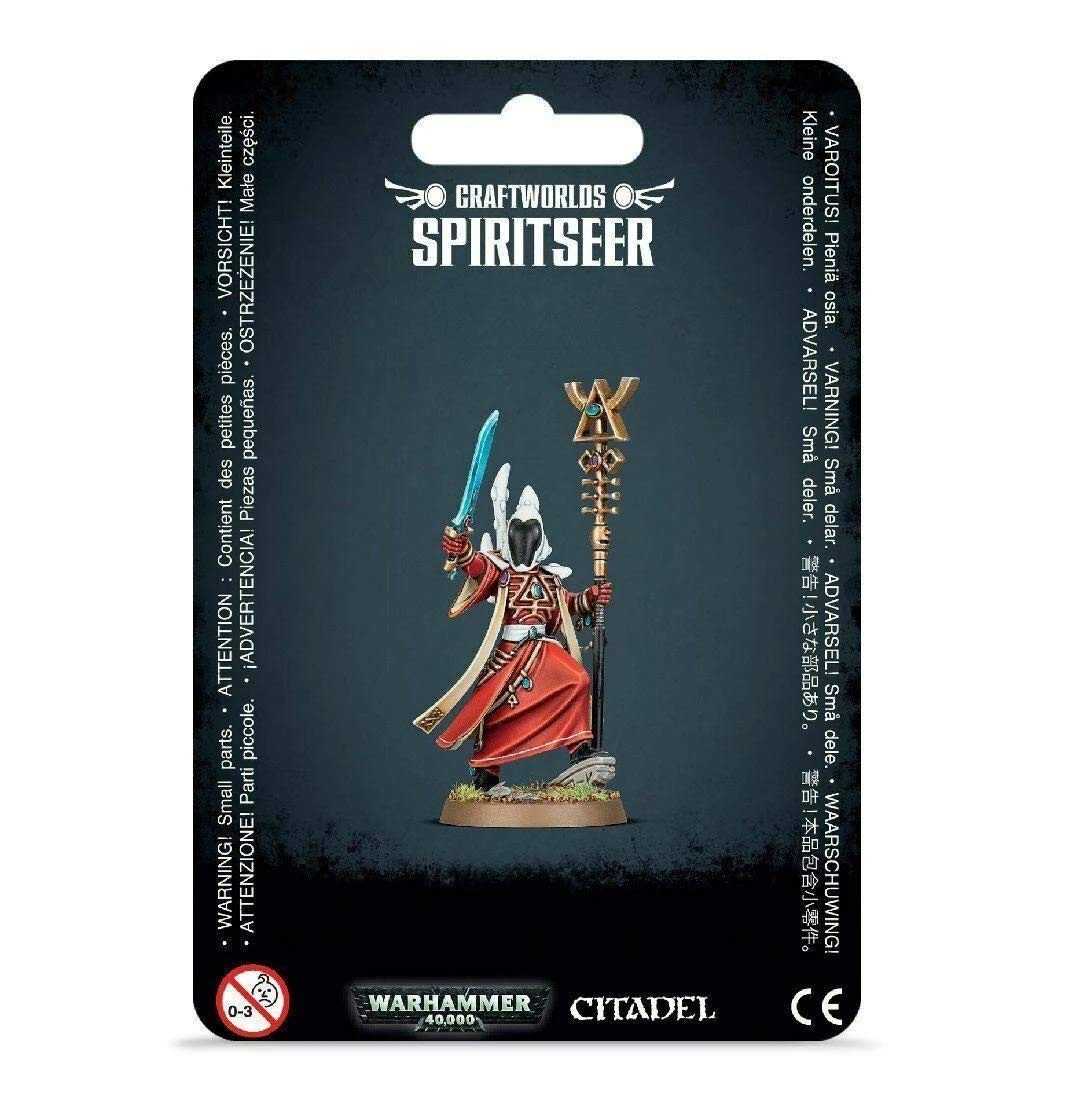Games Workshop Spiritseer with shuriken pistol, designed to complement Wraithguard units.