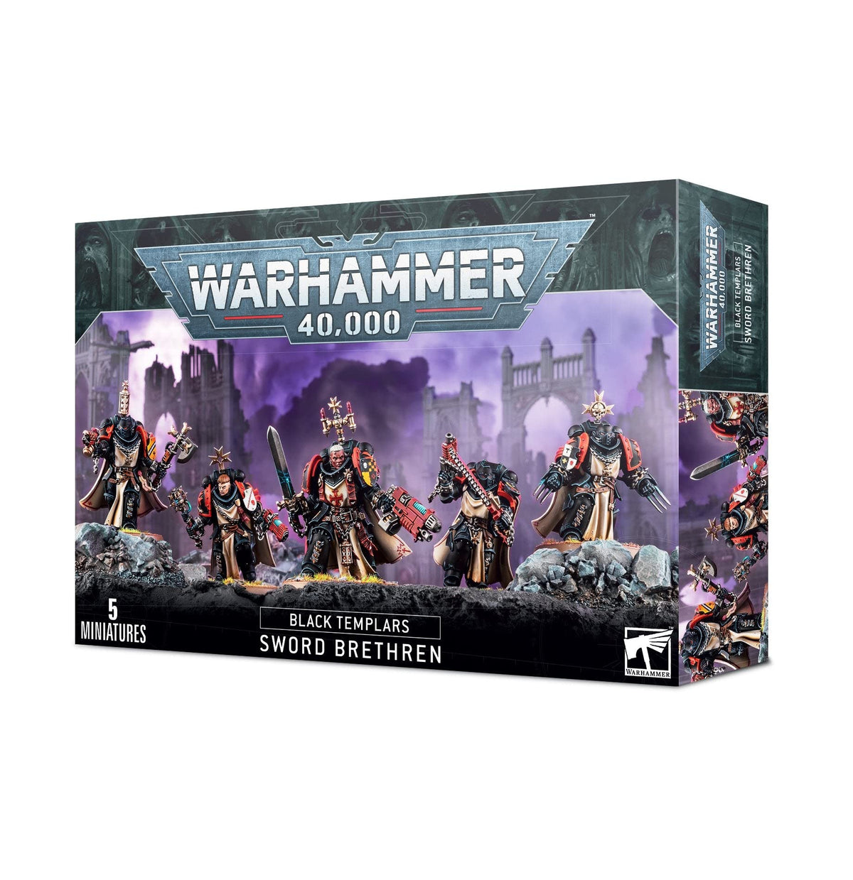 Games Workshop Sword Brethren figures for Warhammer 40,000 Black Templars battles and hobby painting