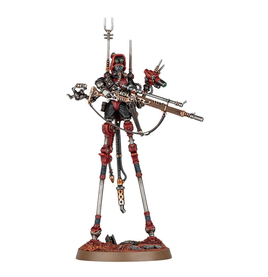 Games Workshop Sydonian Skatros armor detail, perfect for color and weathering practice.