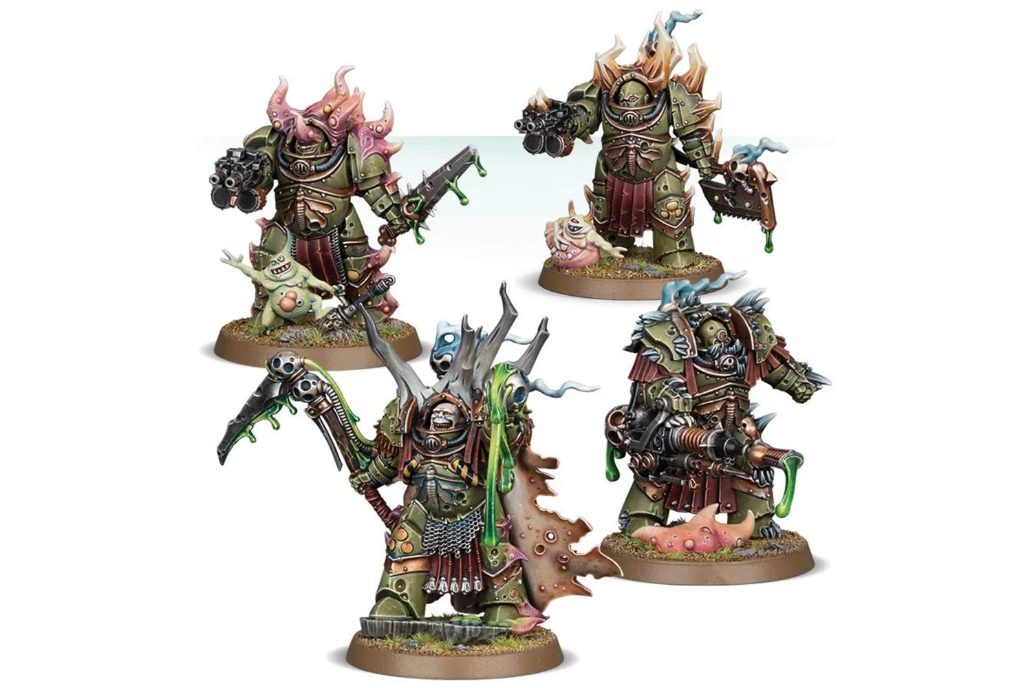 Tainted Cohort three Blightlord Terminators ready for deployment
