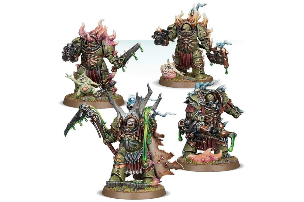 Tainted Cohort three Blightlord Terminators ready for deployment