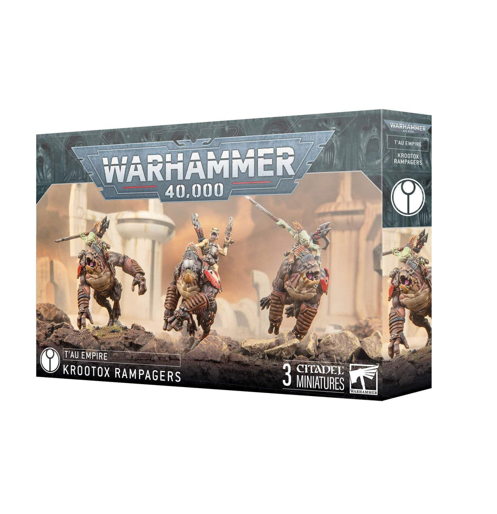 Games Workshop Krootox Rampagers front view for dramatic Warhammer 40k skirmish battles