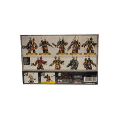 Games Workshop Terminators Chaos Space Marines painting detail for advanced shading practice