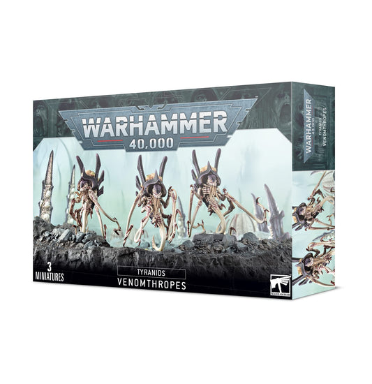 Games Workshop Tyranids Venomthropes, detail shot showcases intricate sculpting for painting practice.