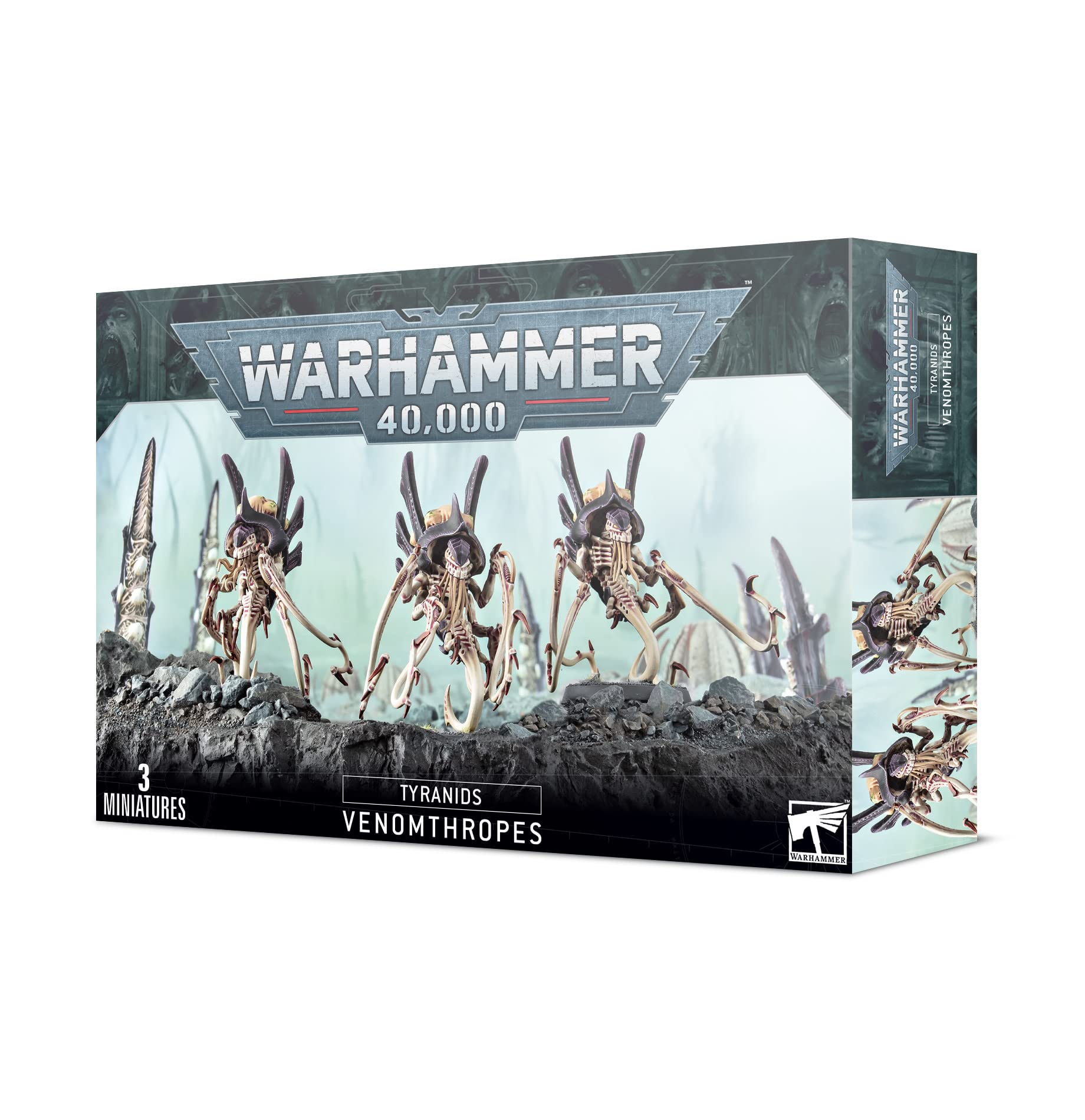 Games Workshop Tyranids Venomthropes, front view ideal for tabletop battles and display.