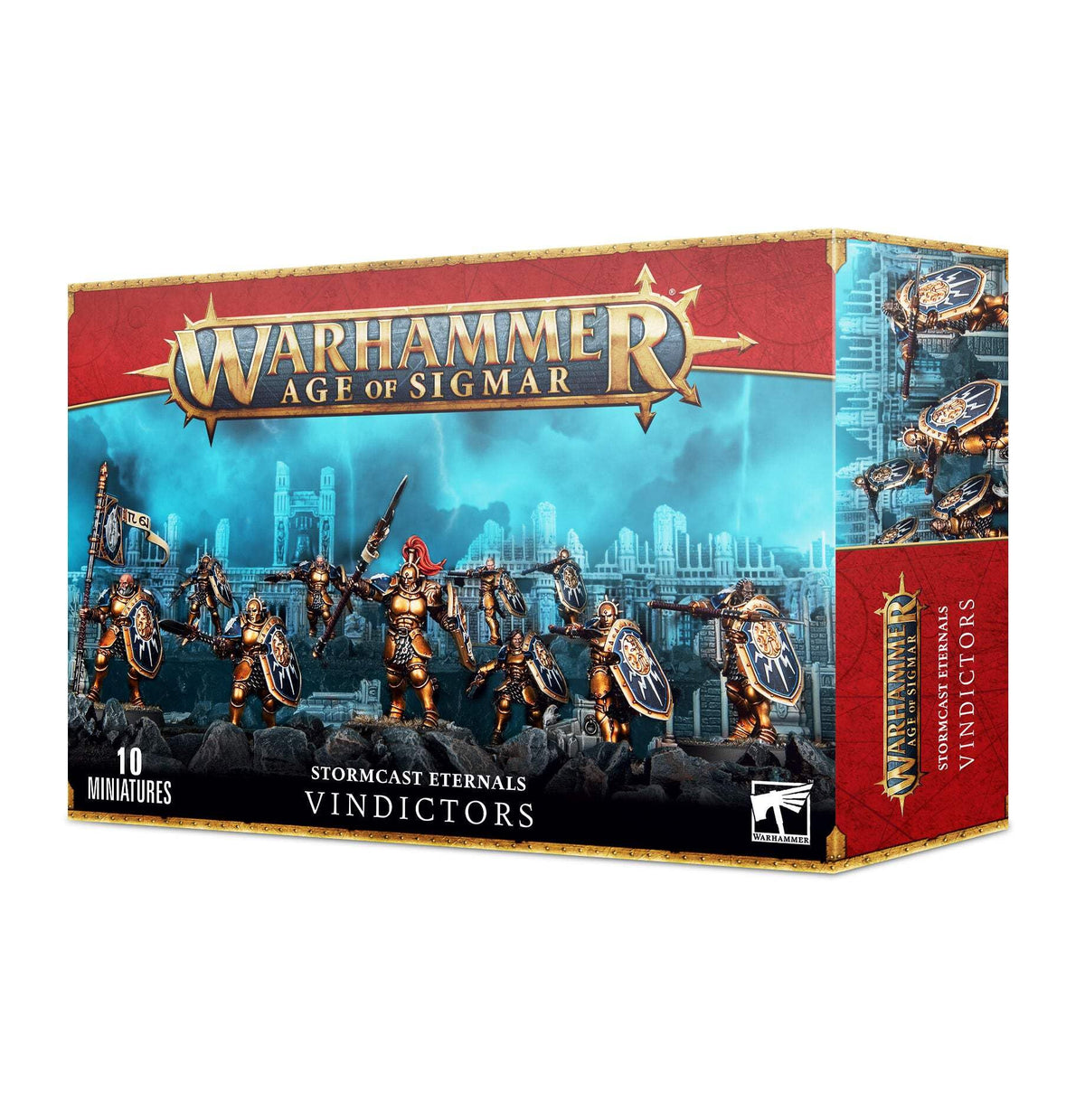 Games Workshop Vindictors in Stormcast armour ready for tabletop battles