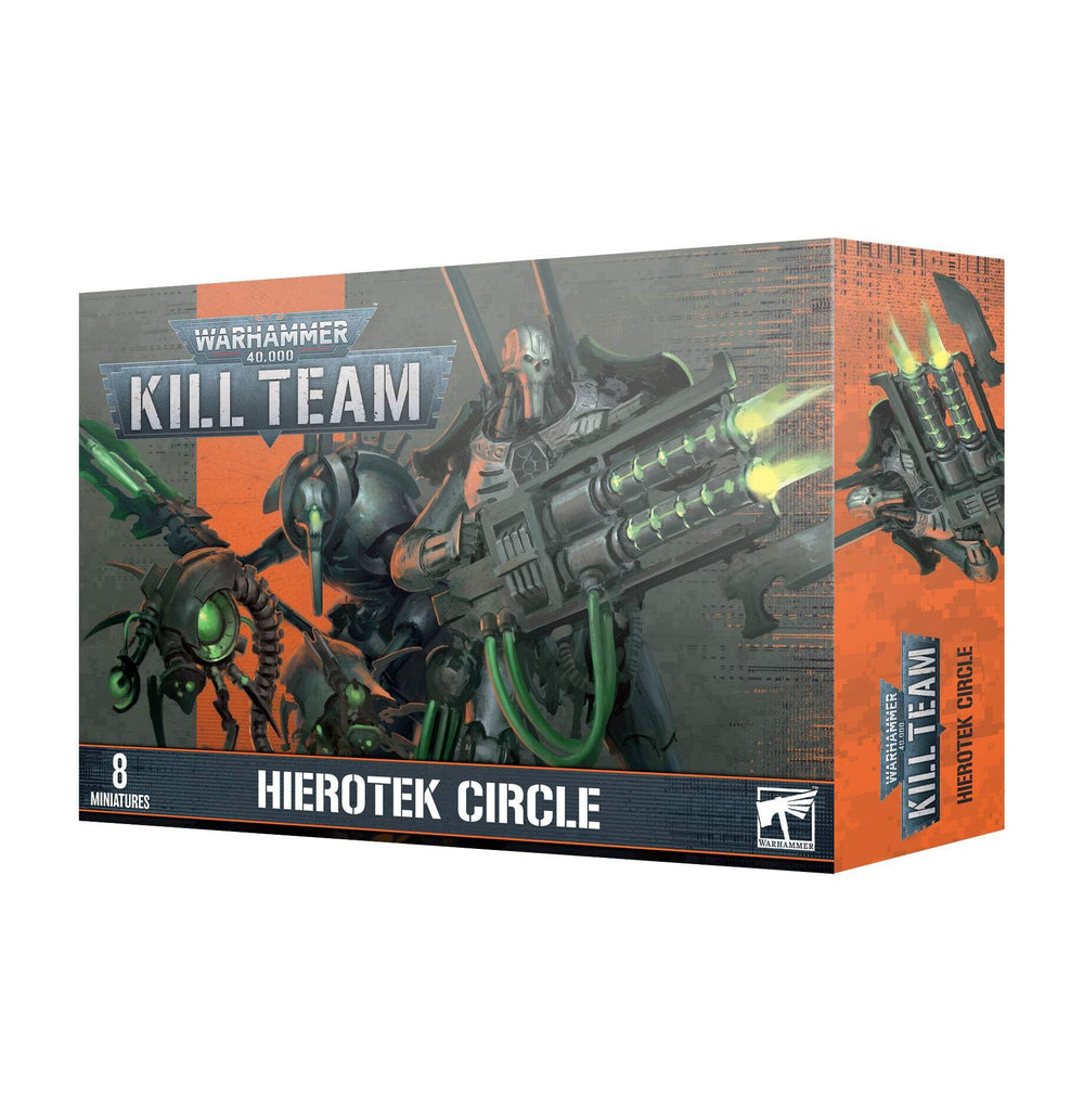 Games Workshop Necron Hierotek Circle Kill Team miniatures for tabletop battles and hobby painting