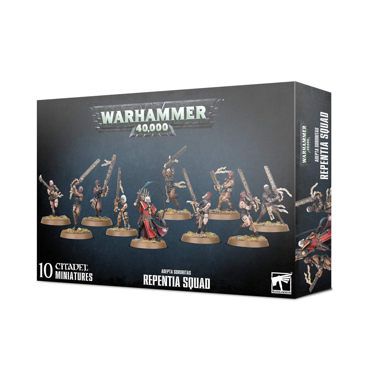 Games Workshop Repentia Squad with penitent eviscerators, ideal for dramatic tabletop battles