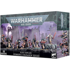 Games Workshop Black Templars Primaris Crusader Squad miniatures for tactical tabletop battles.