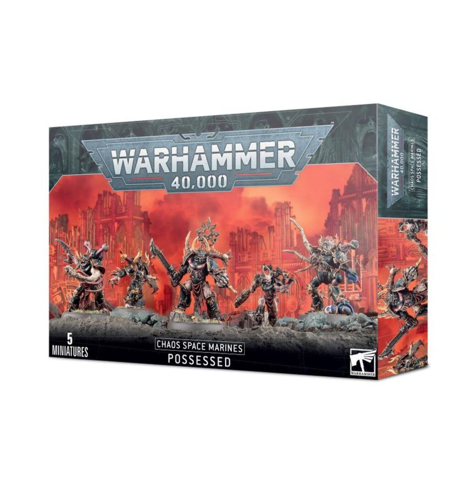Games Workshop Chaos Space Marines Possessed miniature close-up detail for hobby painting and display.