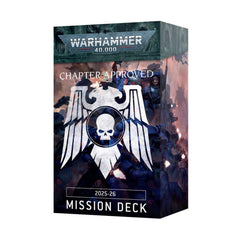 Games Workshop Warhammer 40,000 Chapter Approved 2025 deck of rules cards enhances Matched Play.