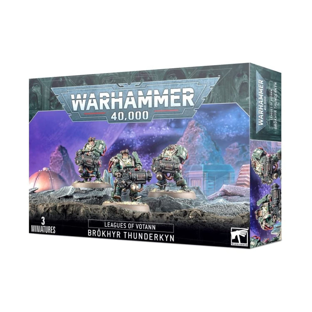 Games Workshop Brokhyr Thunderkyn miniature in dynamic pose, ideal for tabletop battles and army-building.