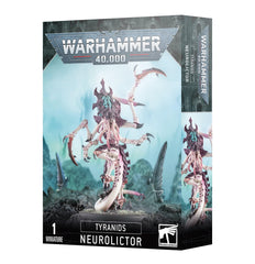 Games Workshop Tyranids Neurolictor close-up on cranial stinger, dramatic detail for tabletop tactics.