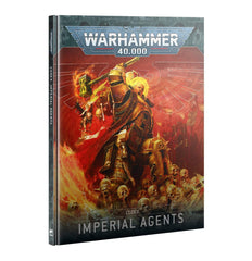 Games Workshop Warhammer 40k Codex V.10 Imperial Agents cover with updated rules.