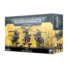 Games Workshop Orks Deffkoptas pack enables fast air support in Warhammer battles.