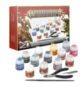 Games Workshop Warhammer Age of Sigmar paints and tools kit for beginners, ideal for budding painters.