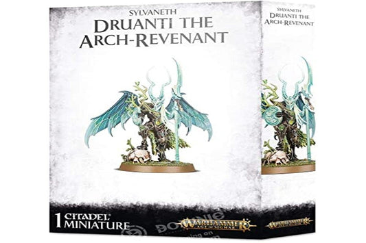 Warhammer Age of Sigmar Sylvaneth Druanti Arch-Revenant miniature, ready for assembly and painting