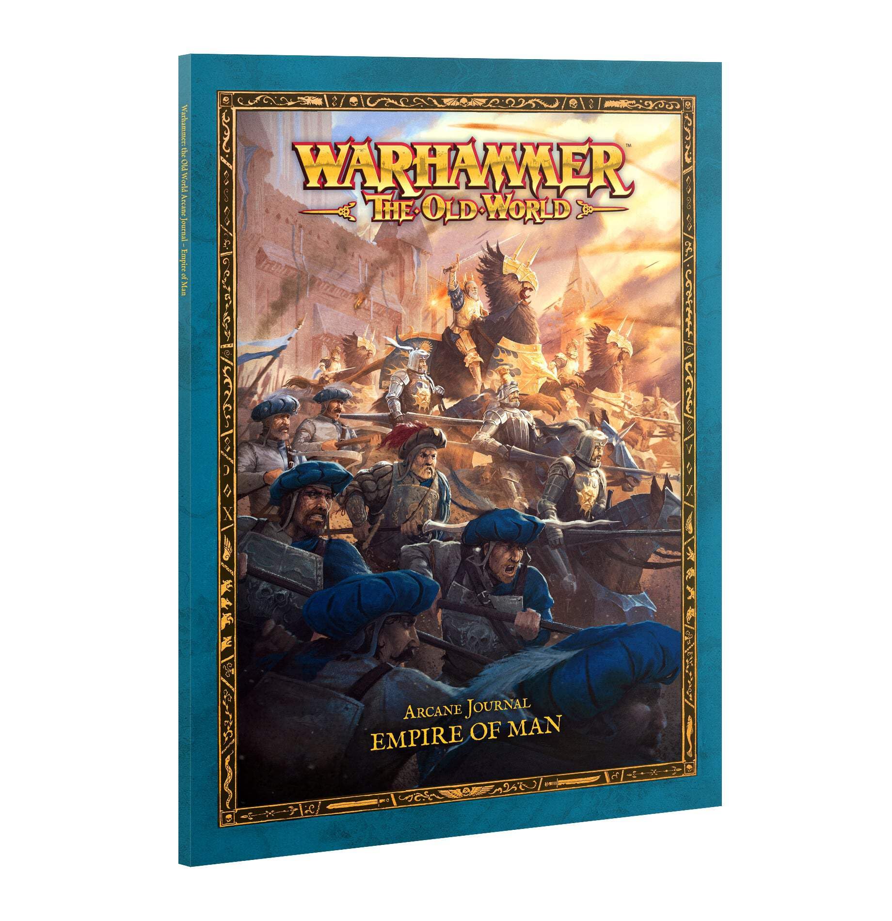 Games Workshop Warhammer Empire of Man Arcane Journal cover with evocative art inspires hobby planning