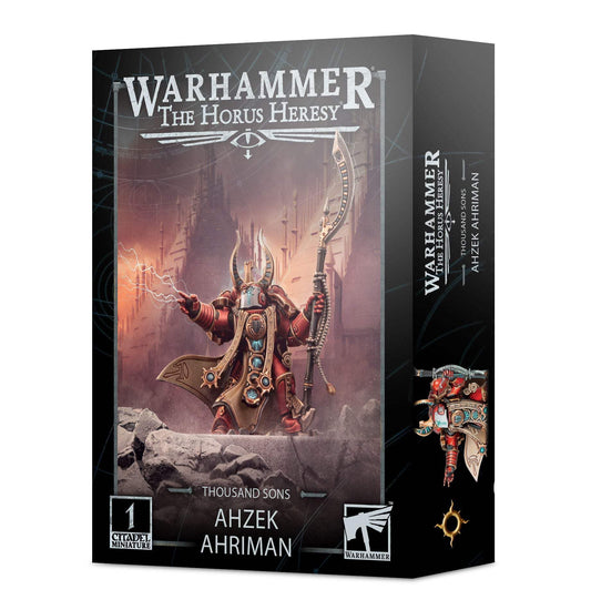 Games Workshop Azhek Ahriman miniature in dynamic pose for tabletop battles