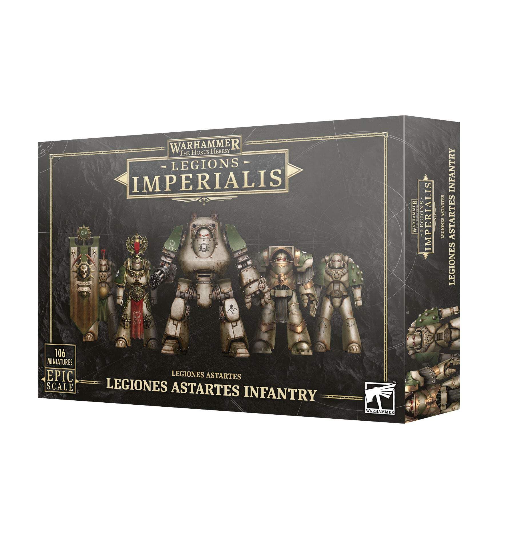 Games Workshop Legions Imperalis Astartes infantry miniatures in epic scale, ready for assembly and painting
