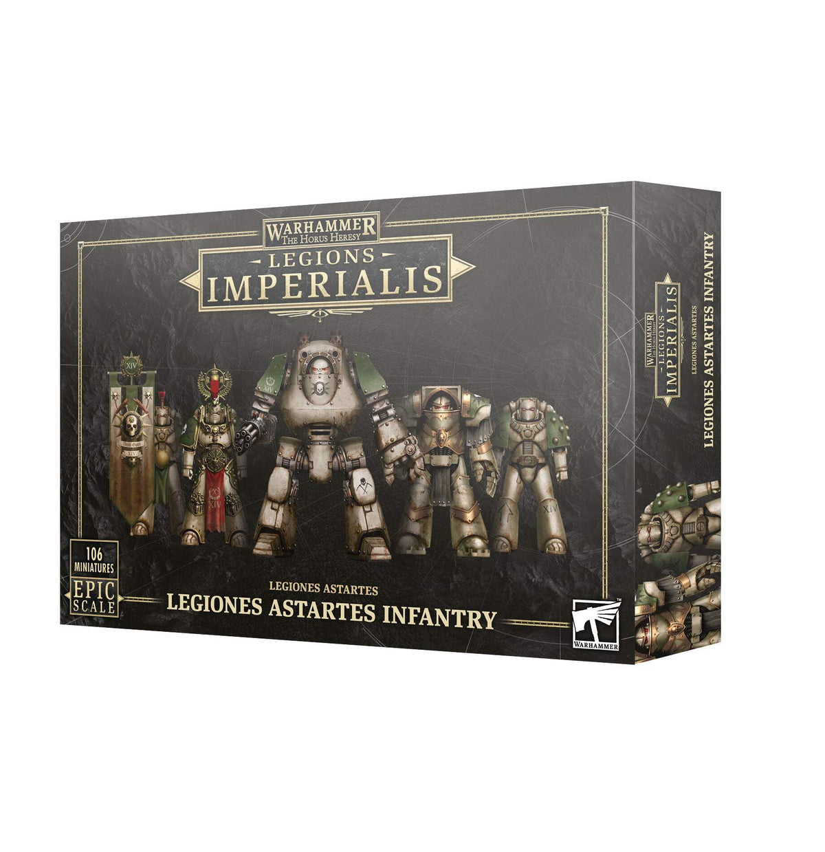 Games Workshop Legions Imperalis Astartes infantry miniatures in epic scale, ready for assembly and painting