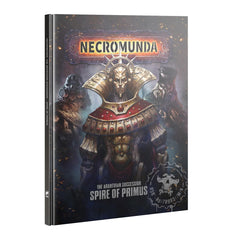 Games Workshop Necromunda Spire of Primus cover—perfect for prep and immersive campaign play.
