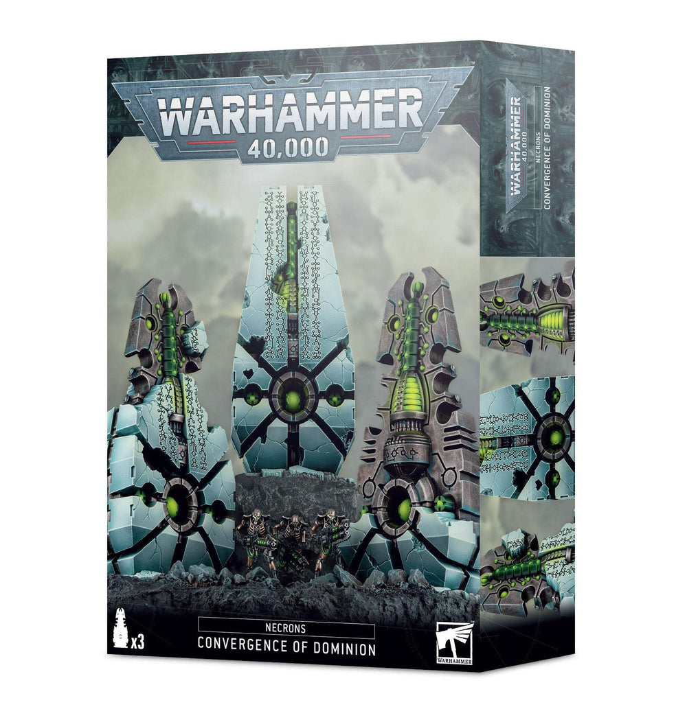 Games Workshop Necrons Starsteles Convergence of Dominion assembly for terrain cover and buffs.