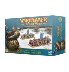Games Workshop Warhammer The Old World Dwarf Hammerers collectible figure for display and painting.