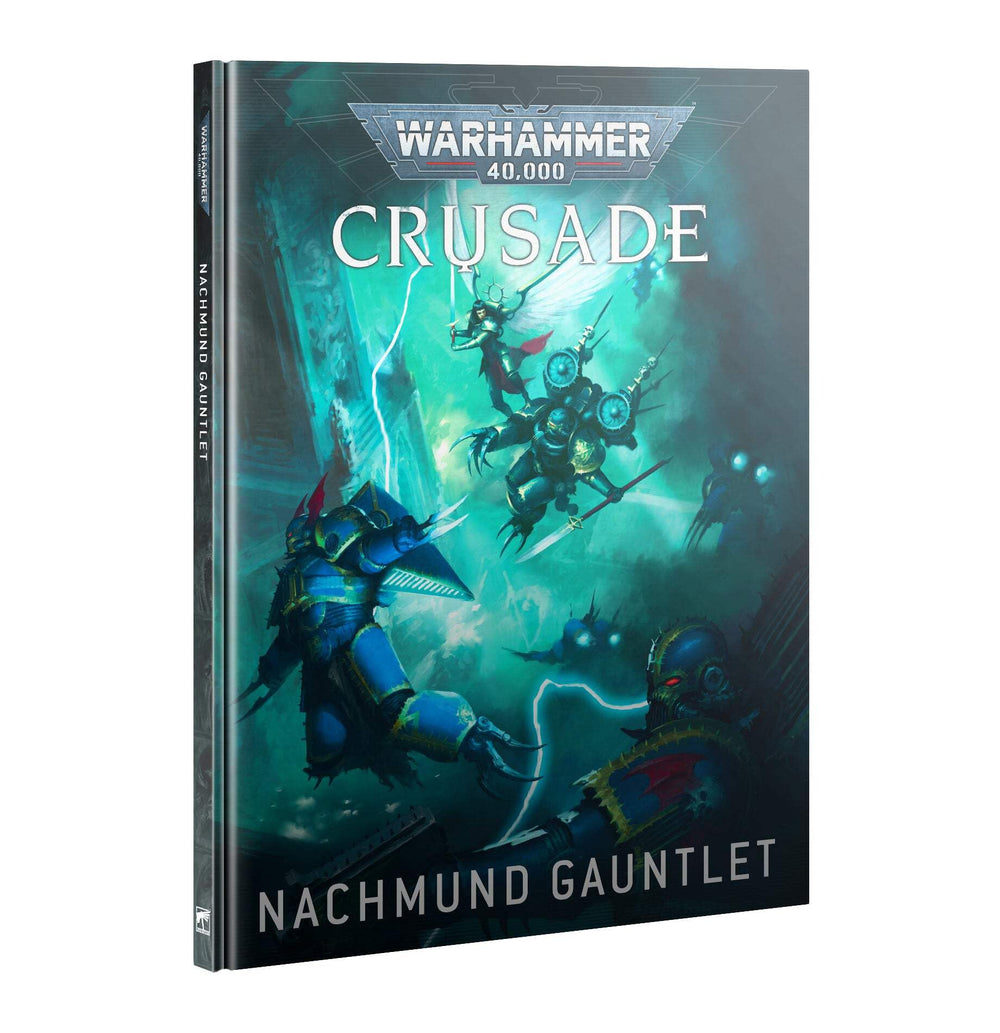 Games Workshop Warhammer 40k Crusade Nachmund Gauntlet hardback cover, ideal for narrative campaigns.