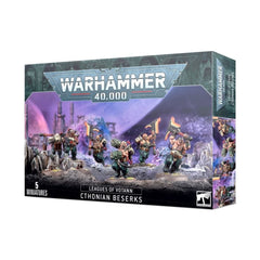 Games Workshop Warhammer 40k Leagues of Votann Cthonian Berserks assembly pose for showcase