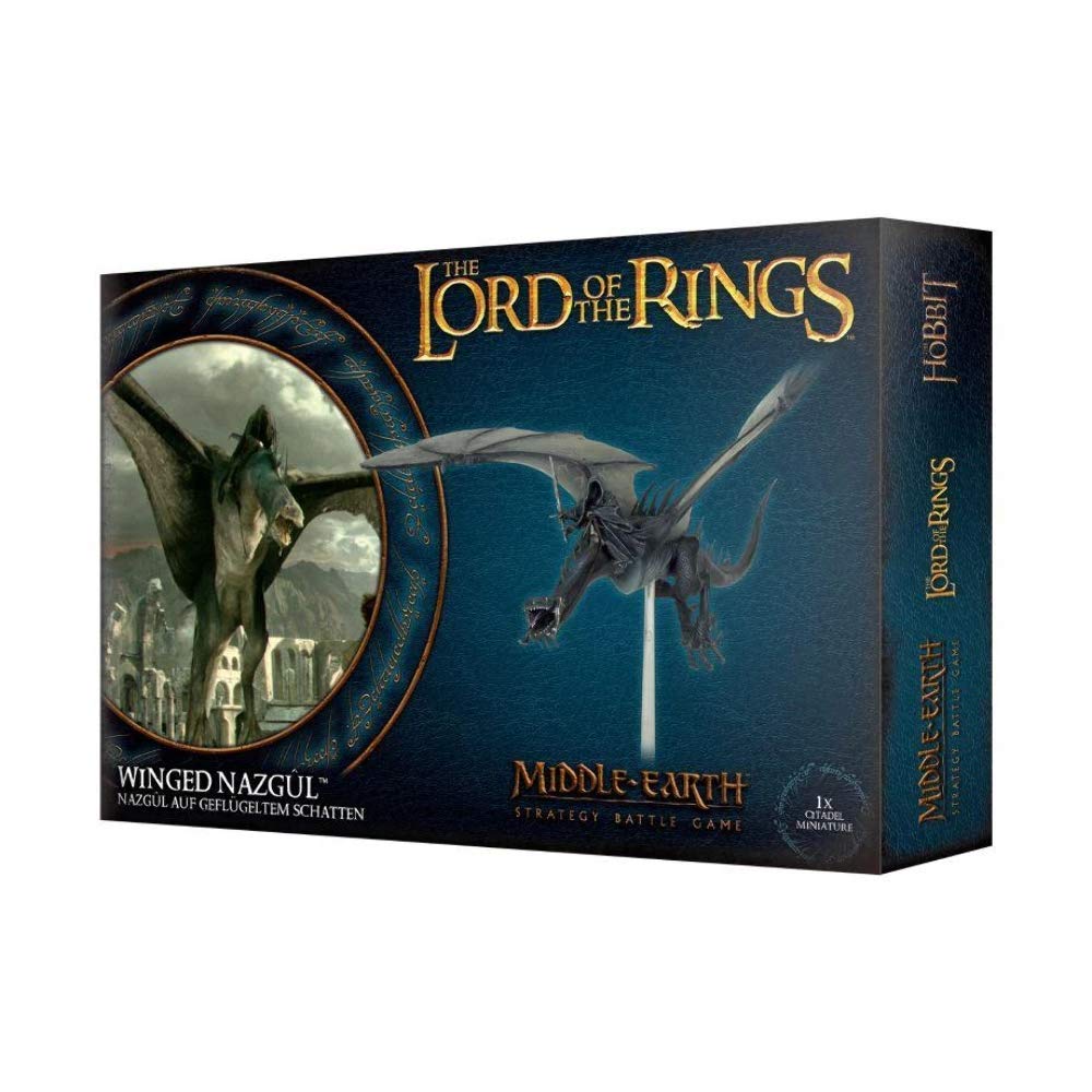 Games Workshop Winged Nazgûl base detail, perfect for dioramas and display.
