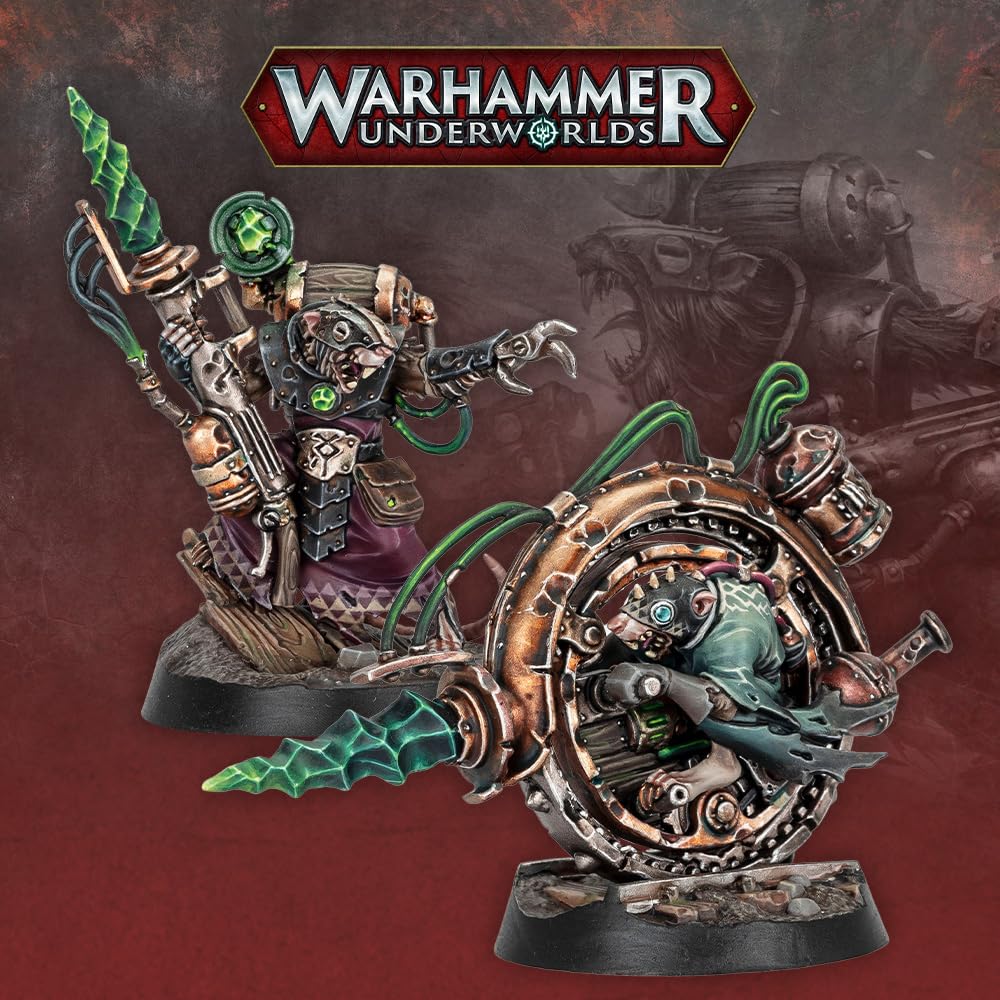 Games Workshop Zikkit's Tunnelpack green minis enable stealth Skaven skirmish play.