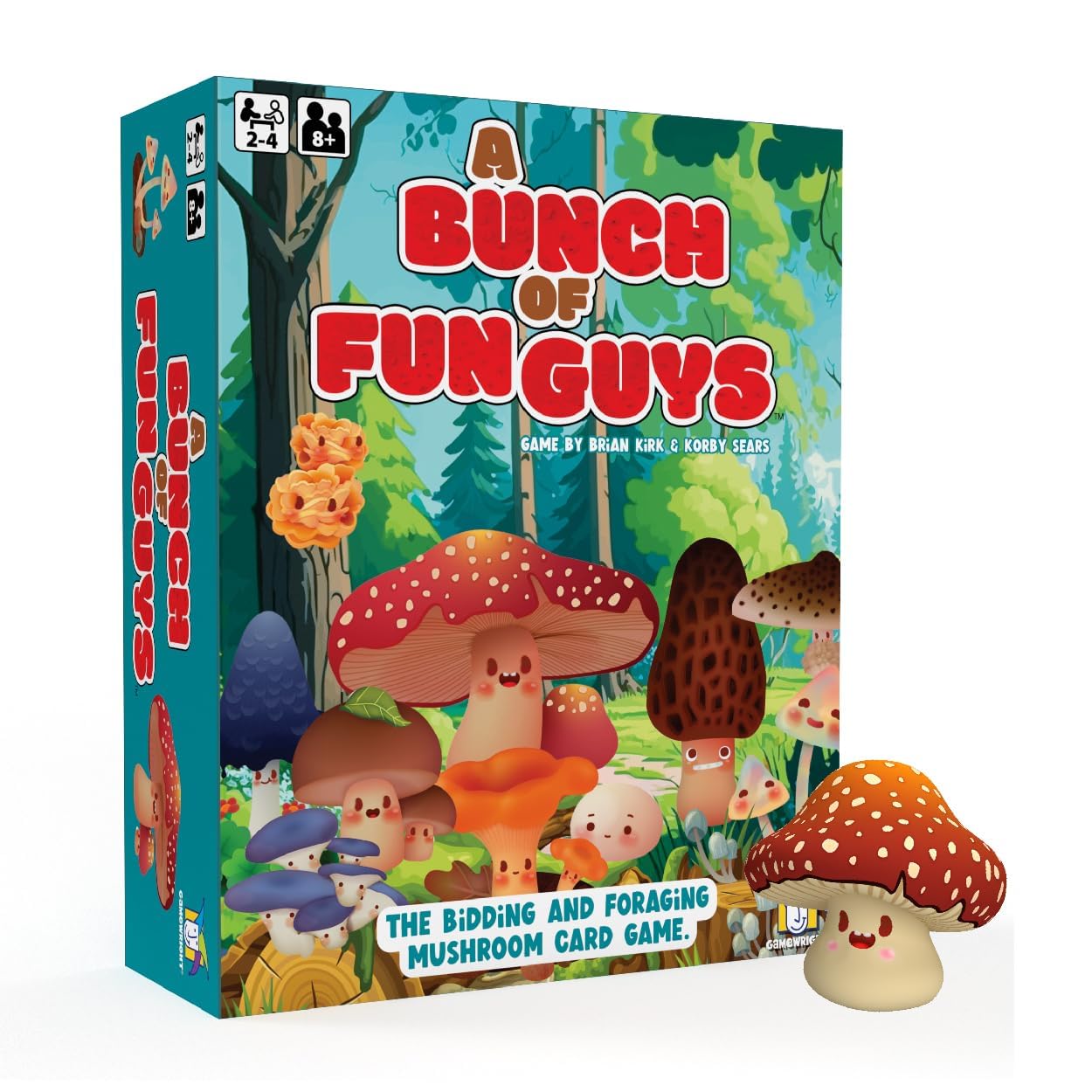 Gamewright A Bunch of Fun Guys mushroom cards fueling competitive foraging fun
