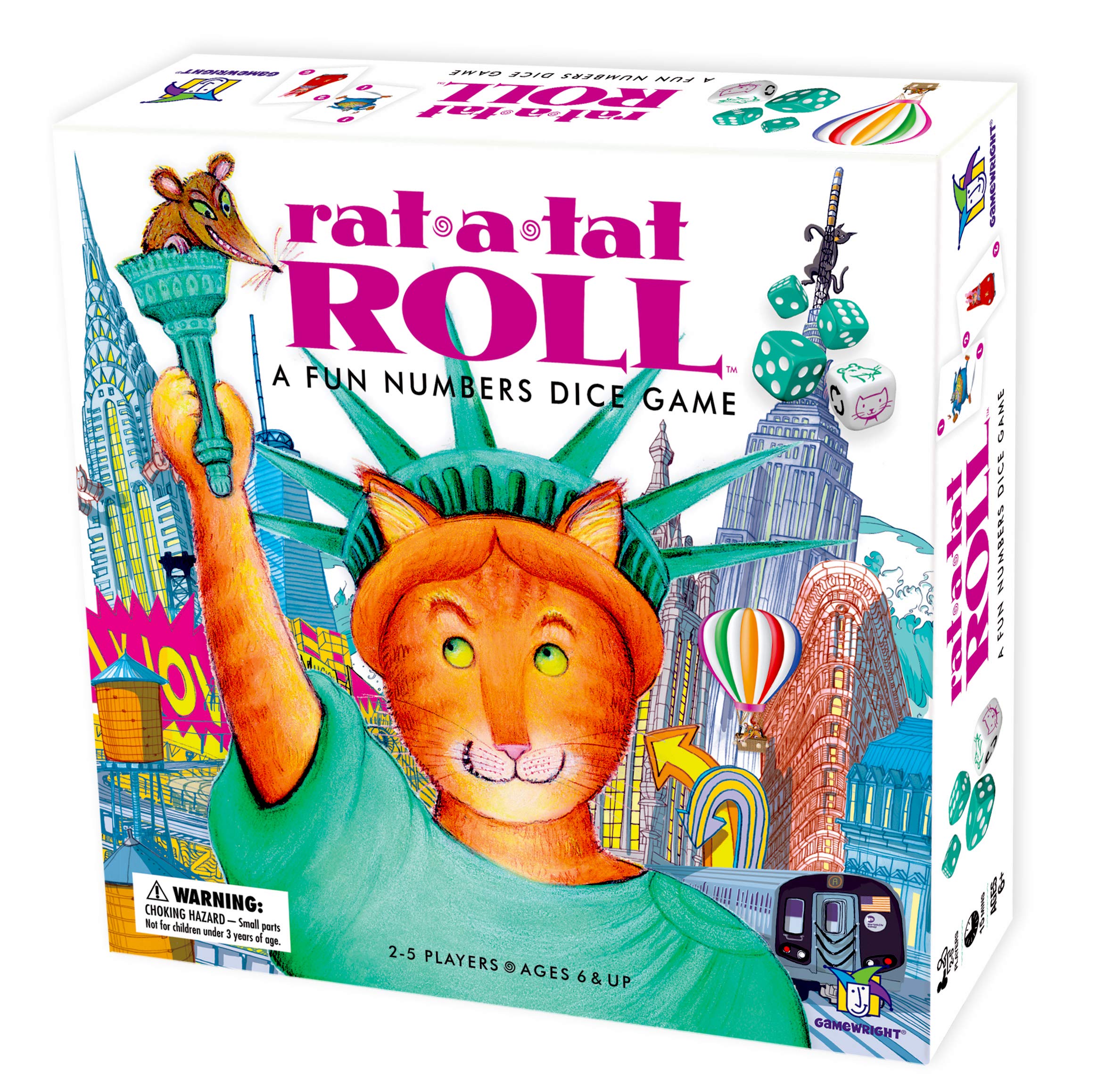 Gamewright Rat-A-Tat Roll peeks and swaps adding surprise to the game
