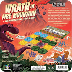 Gamewright Wrath of Fire Mountain dinosaurs and cave people figures add dynamic prehistoric adventure.