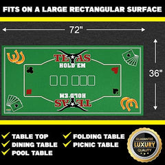 Gamie double-sided casino mat shows Blackjack layout for casual play