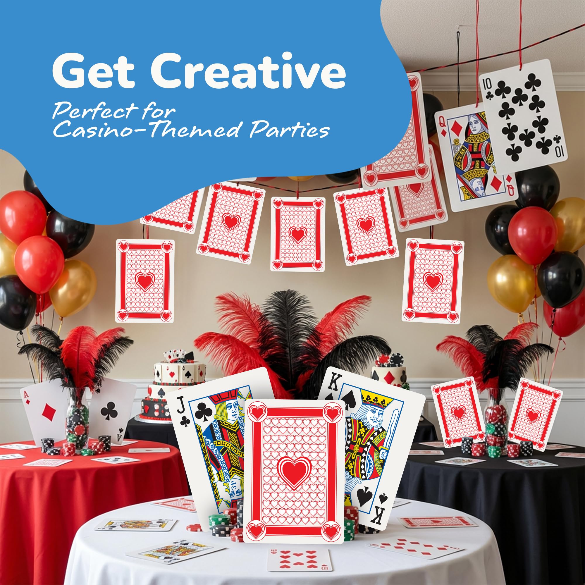 Gamie durable jumbo cards stay vibrant after many shuffles.