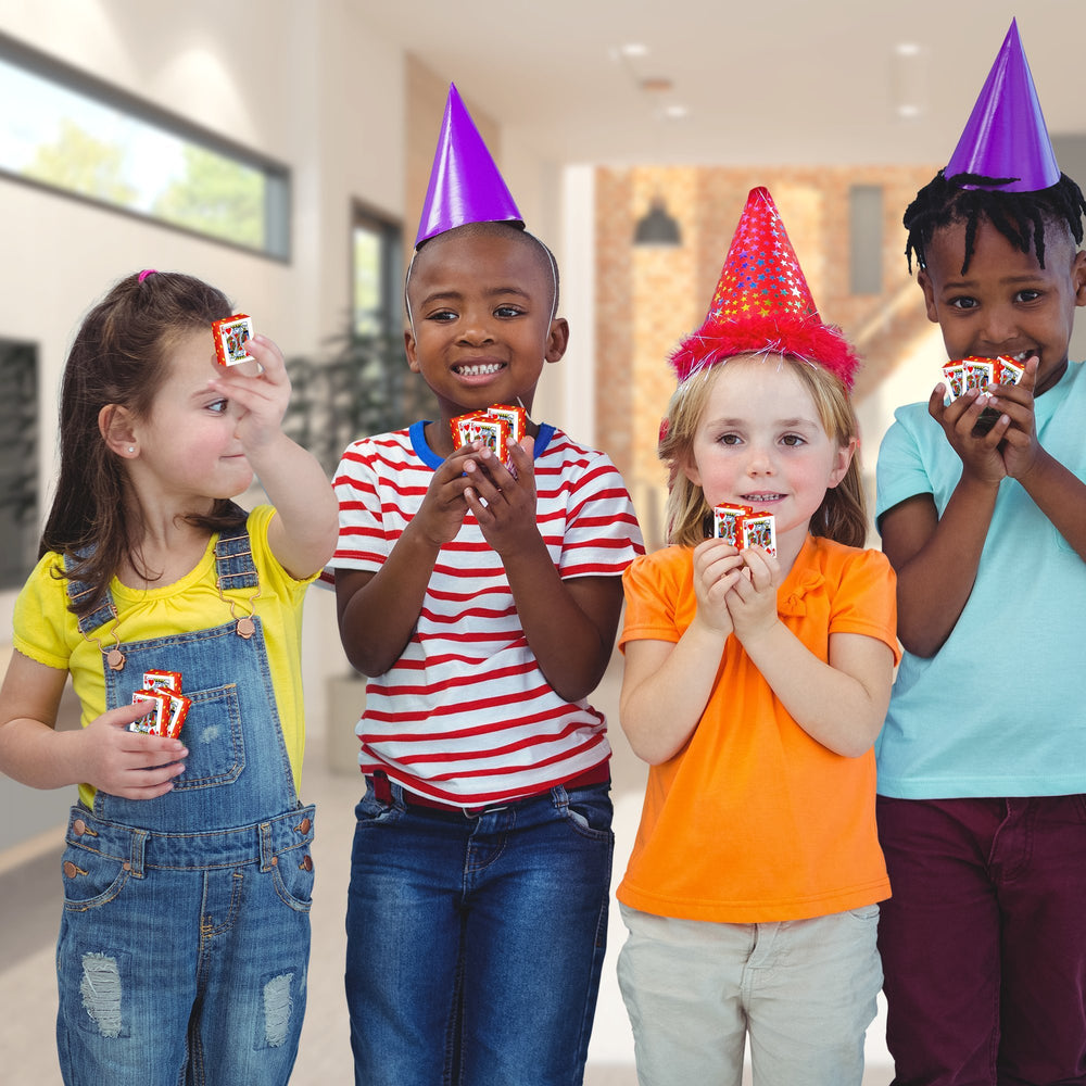 Gamie tiny cards make memorable party favors for guests.