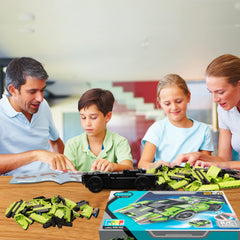 GAMZOO STEM snap-together pieces: easy assembly for beginners and kids.