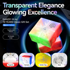 GAN 251 M Air 10th Anniversary logo adds milestone value on the cube